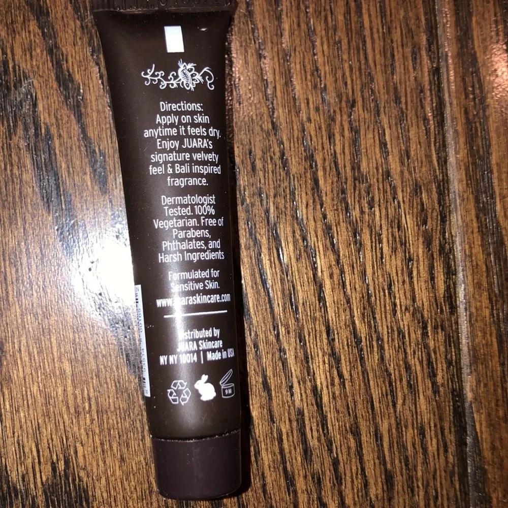 Juara candlenut body cream small travel size sample